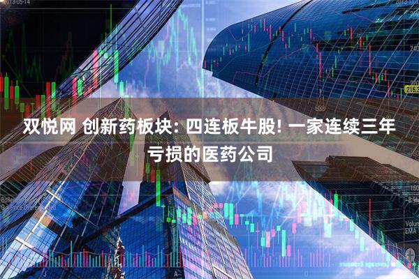 双悦网 创新药板块: 四连板牛股! 一家连续三年亏损的医药公司