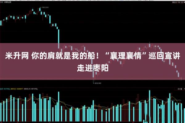 米升网 你的肩就是我的船！“襄理襄情”巡回宣讲走进枣阳